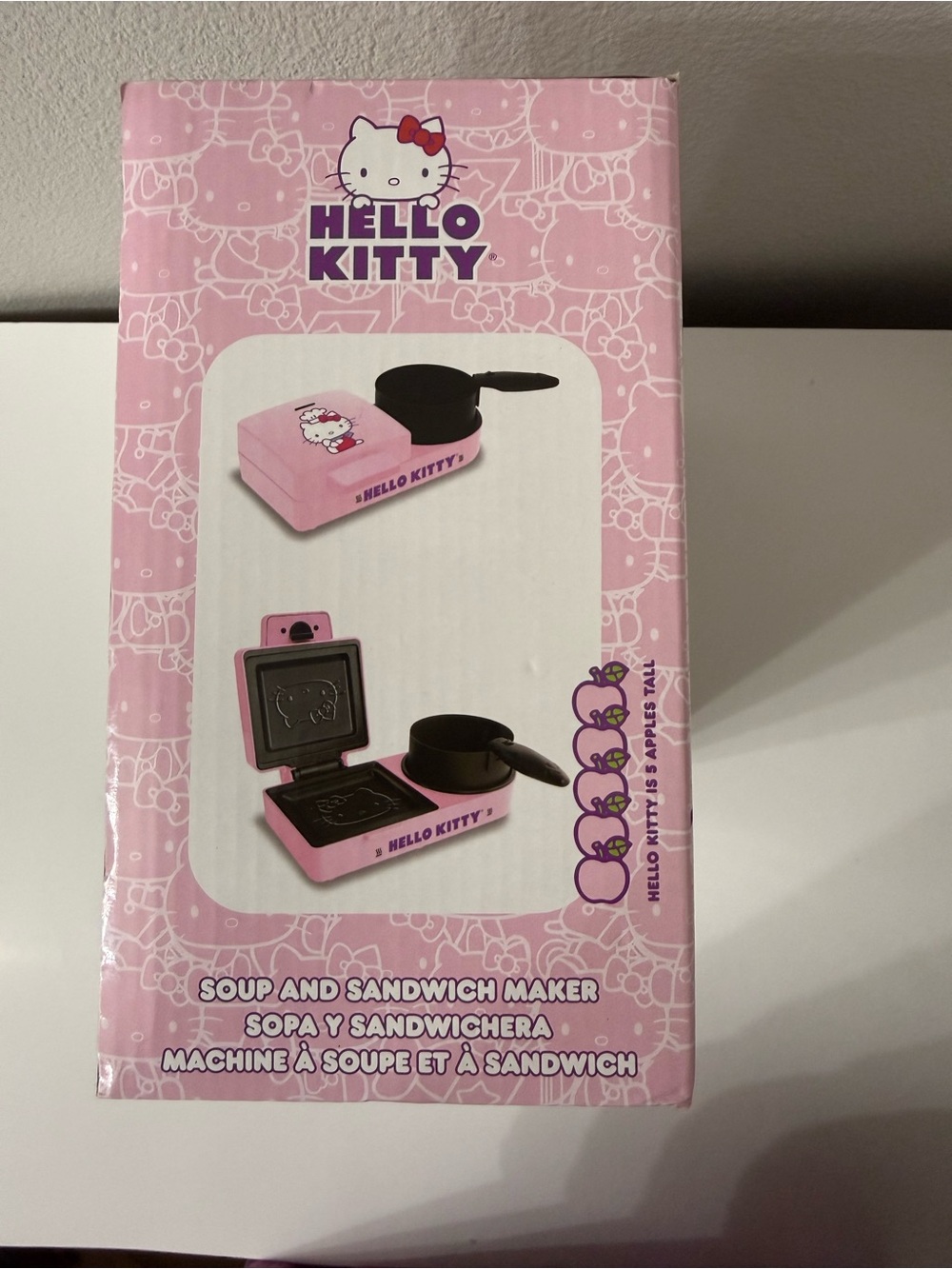 Sanrio Hello Kitty Soup and Sandwich Maker Panini Press Pink - Picture 10 of 12